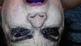 Ms. TL demonstrates throat techniques with toys