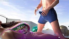 Apocalust Kerestecinin Doymaz Karısı Götüne Kalın Yarak Alıyor 3D Porno Seks