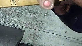 Gay solo masturbation with handjob leading to cum