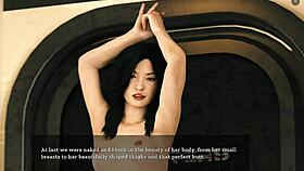 Ázijská dievčina jazdi na obrovskom kurci tvrdo!