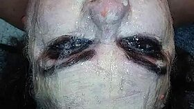 Ms. TL demonstrates throat techniques with toys