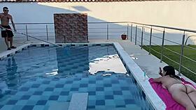 I love fucking in the pool with my stepfather.