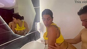 Yo, old stepdad catches stepdaughter in bathroom, guess what went down 😳