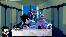 18titans episode 54 features terra in an anime dating game