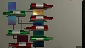 feeling overwhelmed by huge cocks in blowbang with squirting and bukkake