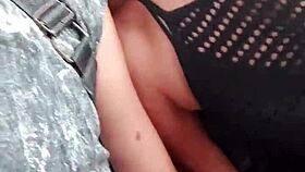 my friend and i travel on a train with people around.