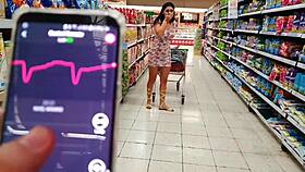 Martinasmith's Passionate Squirt in the Mall Amid Voyeurs