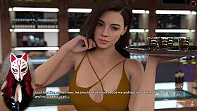 Playful fox cosplay girl enjoying upskirts outdoors 😏