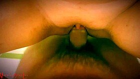 quick bathroom session on the washing machine.