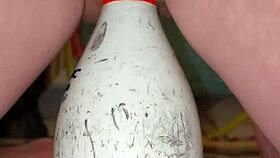 EXTREME TOY INSERTION MAKES GERMAN MILF SQUIRT HARD