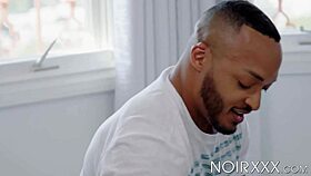 ebony dudes dillon diaz and jake waters share an intimate moment