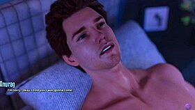 Mąż kuku patrzy, jak żona ssie mojego olbrzymiego kutasa w 3D hentai Life in Santa County