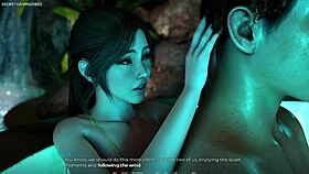 Watch the horny stepsis suck his huge monster cock in this 3D anime game?