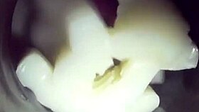 Hey, check out my fleshlight getting filled with a hot creampie inside