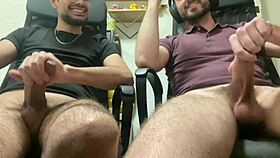 my friend cums while we watchin porn together, its so hot