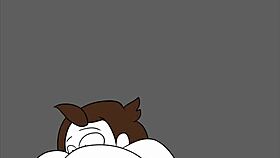 anime cartoon girl massages big ass before big black cock assjob 😏🍑