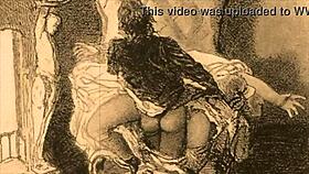 what makes vintage erotic illustrations so captivating and bold?