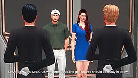 Naughty bride swings into seduction at wedding in 3D hentai preview 😏