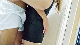 Can This Nerd Handle Amateurs Grinding Their Pussies On His Cock In Stockings?