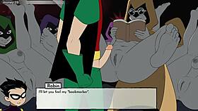 18titans part 27 - fucking every raven in this teen 18+ cartoon game anime hentai