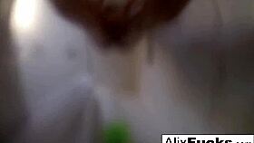 watch alix lynx showering her big tits and ass?