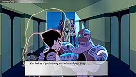 18titans episode 54 features terra in an anime dating game