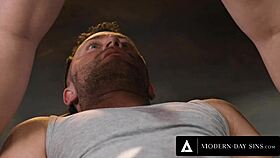 glamorous anna claire clouds gets dirty with unpleasant mechanic seth gamble in the garage, getting drilled rough and deepthroated