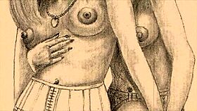 Wow, Vintage Erotic Anime Drawings Explode with Passion!