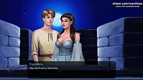 Innocent VIRGIN girl experiences her FIRST HANDJOB, what a LEGEND in this 3D anime game part 19