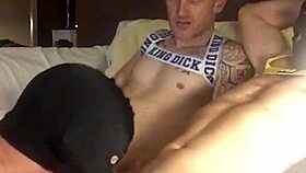 two gay men sucked by slut threesome group sucking