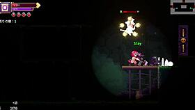 Scarlet maiden challenges third floor boss in hentai game sex scene