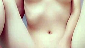 Asian Girl Helps Herself With Intense Pleasure?