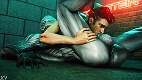 Dante Encounters Walrider In Intense Hentai Encounter