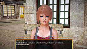 Blonde with Big Tits in Family Hentai Scene