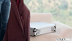 Beautiful Busty Wife Azul Hermosa Worships Her Man's Cock with Titty Fuck and Riding