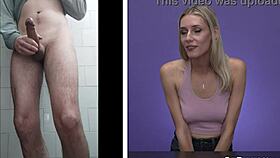 Emily jade rates my cumshot and reacts