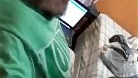 friend worships cock homemade