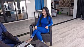 Alejandra Palacios convinces gay makeup artist to fuck her