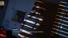 in eternum 210, the curvy anime girl with huge tits begs, 'fuck me harder!'