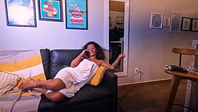 behind the scenes, the tattooed slut gets her ass fucked by a monster cock backstage.