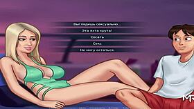 Blowjob on the Yacht in Summertime Saga.