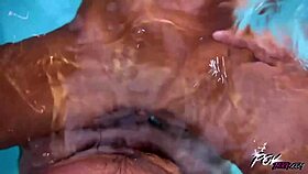 Hey, wanna see this sexy brunette get pounded poolside in pov?