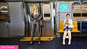 Masturbating on the way home with that bubble butt