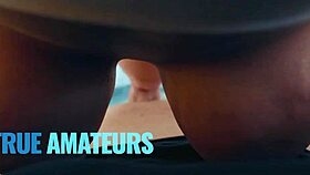 busty blonde gf gets oral creampie in homemade amateur video