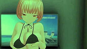 the maid provides service in the anime world