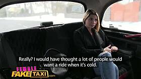 Skinny Czech Lesbians Enjoy Strap On In Fake Taxi
