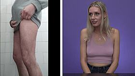 Emily jade rates my cumshot and reacts