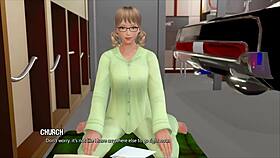 Mature curvy 3D cartoon character plays ripples full gameplay part 4