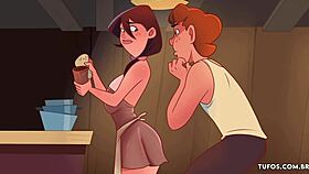 werewolf guy fucks two hillbillies in the ass, they film it