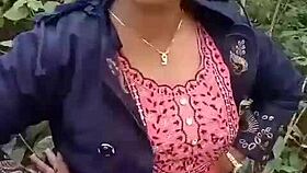 Mangal Fucks Stepsis in Jungle, Leaving Her Pussy Red with Clear Audio